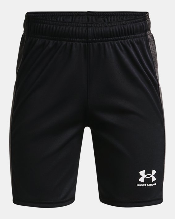 Youth UA Challenger Knit Shorts, Black, pdpMainDesktop image number 0